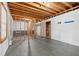 Spacious unfinished basement with a gray concrete floor ready for renovation at 2865 Bryant Ct, Cumming, GA 30040