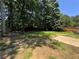 Backyard featuring mature trees, lawn area and wooded fence at 1050 Redan Trce, Stone Mountain, GA 30088