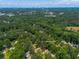 Aerial view of home at 2272 Desmond Dr surrounded by lush greenery in Emory Village at 2272 Desmond Dr, Decatur, GA 30033