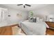 A bright main bedroom features hardwood flooring, neutral paint, and comfortable decor at 2272 Desmond Dr, Decatur, GA 30033