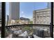 Open-air balcony with lounge seating and cityscape views at 75 Ponce De Leon Ave # 701, Atlanta, GA 30308