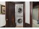 Convenient laundry area with stacked washer and dryer units at 75 Ponce De Leon Ave # 701, Atlanta, GA 30308