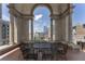 Charming outdoor lounge area with city skyline views, providing a relaxing atmosphere at 75 Ponce De Leon Ave # 701, Atlanta, GA 30308