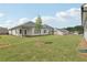 An exterior view of the home's rear and backyard at 7760 Sheffield Ter, Fairburn, GA 30213