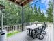 Outdoor patio with table, chairs, and patio heater, perfect for outdoor gatherings at 106 Twilight Overlook, Canton, GA 30114