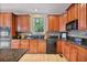 Kitchen with granite countertops, tile backsplash, and stainless steel appliances at 2250 Norbury Se Dr, Smyrna, GA 30080