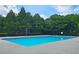 A refreshing community pool surrounded by lush trees and greenery offering residents a relaxing oasis at 2428 Black Forest Dr, Conyers, GA 30012