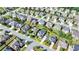 Charming neighborhood aerial view featuring manicured lawns, mature trees and beautiful homes at 1054 Morgan Garner Sw Dr, Lilburn, GA 30047