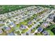 Beautiful neighborhood aerial view featuring manicured lawns, sidewalks and mature trees at 1054 Morgan Garner Sw Dr, Lilburn, GA 30047