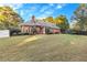Green backyard with mature trees at 248 Montrose Dr, Mcdonough, GA 30253