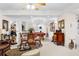 Basement rec room with pool table, bar, and dining area provides ample space for entertainment at 248 Montrose Dr, Mcdonough, GA 30253