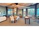 Stylish game room with billiards, fireplace, shuffleboard, and elegant lighting fixtures and comfortable seating at 250 Pharr Ne Rd # 208, Atlanta, GA 30305
