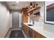 A clean kitchenette with modern lighting and up-to-date appliances, providing all the essentials at 250 Pharr Ne Rd # 208, Atlanta, GA 30305