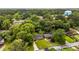Overhead view showcases property with mature trees and a glimpse of the surroundings at 2521 Whites Mill Ln, Decatur, GA 30032