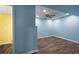 Finished basement space with new floors, pot lights, drop ceiling and freshly painted walls at 2521 Whites Mill Ln, Decatur, GA 30032