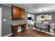 Stylish dining area connected to the kitchen and living space, perfect for meals and entertaining guests at 2521 Whites Mill Ln, Decatur, GA 30032