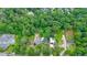 Bird's eye view of secluded homes surrounded by mature trees, offering a peaceful and private setting at 3734 Powers Ferry Nw Rd, Atlanta, GA 30342