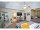 Spacious main bedroom with sitting area and en-suite bathroom at 6529 Terraglen Way, Locust Grove, GA 30248