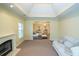 Sitting room with fireplace at 6529 Terraglen Way, Locust Grove, GA 30248