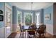 Bright dining area with a bay window, with seating for six at 1124 Monarda Nw Way, Acworth, GA 30102