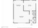 Floorplan showing the layout of the first floor, including the living room, dining room, and kitchen areas at 2358 Dabney Ter, East Point, GA 30344