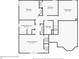 Layout of floor 2 featuring primary bedroom, bathroom, two bedrooms, a Gathering room and closets at 4400 Old Allgood Cir, Stone Mountain, GA 30083