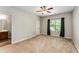 Bedroom with a window view, and a door to the bathroom at 1045 Fords Crossing Nw Dr, Acworth, GA 30101