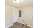 A utility room with new vinyl floors and a door to outside at 272 Old Sudie Rd, Hiram, GA 30141