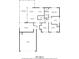 Detailed floor plan showing square footage and layout of the home at 6715 Kimberly Mill Rd, Atlanta, GA 30349