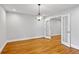 Bright room featuring hardwood floors and glass paneled french doors at 1719 Woodcliff Ne Ct, Atlanta, GA 30329