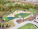 Mini golf course with custom design and greens at 2255 Windsor Bluffs Dr, Cumming, GA 30041
