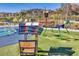 Outdoor playground with musical features and soft turf at 2255 Windsor Bluffs Dr, Cumming, GA 30041