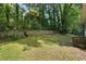 Large, grassy backyard space with a stone wall at 354 Henry Aaron Sw Ave, Atlanta, GA 30310