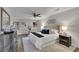 Spacious bedroom with a comfortable bed, ceiling fan, and lots of natural light at 5400 Mill Run Dr, Marietta, GA 30068