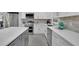 Well-equipped kitchen with white cabinets, stainless steel appliances, and a functional island, perfect for meal prep at 5400 Mill Run Dr, Marietta, GA 30068