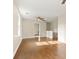 Open living space with hardwood floors, neutral paint, ceiling fan, and lots of natural light at 2024 Lower Burris Road Rd, Canton, GA 30114