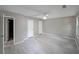 Neutral bedroom with ceiling fan, and multiple closets at 5807 Christopher Ln, Lithonia, GA 30058
