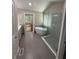 Modern bathroom featuring a freestanding tub, shower, and vanity at 2504 Dalesford Ct, Dacula, GA 30019