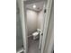 Clean powder room with toilet and tiled flooring at 2504 Dalesford Ct, Dacula, GA 30019