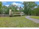 Quaint one-story home with a covered front porch and mature landscaping at 502 Allen Dr, Lawrenceville, GA 30043