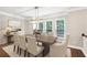 Spacious dining area with chandelier and abundant natural light at 1036 Grant Park Rd, Decatur, GA 30033