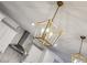 Close-up of kitchen island and modern pendant lighting at 1036 Grant Park Rd, Decatur, GA 30033