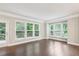 Bright living room with hardwood floors and plenty of windows at 1036 Grant Park Rd, Decatur, GA 30033