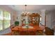 Traditional dining room with hardwood floors and a chandelier at 1777 Chasewood Park Ln, Marietta, GA 30066