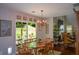 Open concept dining room leading to a backyard patio at 1777 Chasewood Park Ln, Marietta, GA 30066