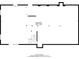 Floor plan of the basement highlighting the layout and dimensions of the space at 2201 Bollingbrook Drive, Atlanta, GA 30311