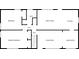 Simplified floor plan depicting the room arrangement of the main floor of the home at 2201 Bollingbrook Drive, Atlanta, GA 30311