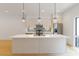 Bright, modern kitchen featuring a large island, stainless steel appliances, and pendant lighting at 367 Parkway Ne Dr # 4, Atlanta, GA 30312