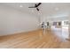 Open floor plan featuring hardwood floors connecting the living area and kitchen at 367 Parkway Ne Dr # 4, Atlanta, GA 30312