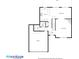 First floor plan featuring kitchen, living room, garage, laundry, and bathrooms at 1047 Woodsong Pass Ct, Lawrenceville, GA 30043